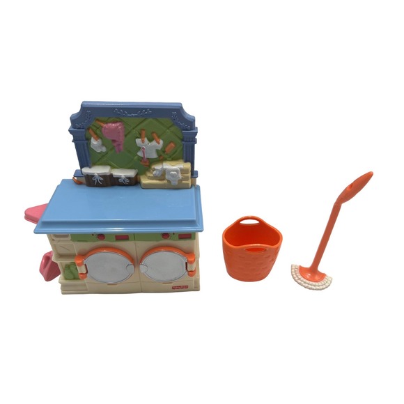 Fisher-Price Other - Fisher Price Doll House Furniture Loving Family 2010 Laundry Room Washer Dryer